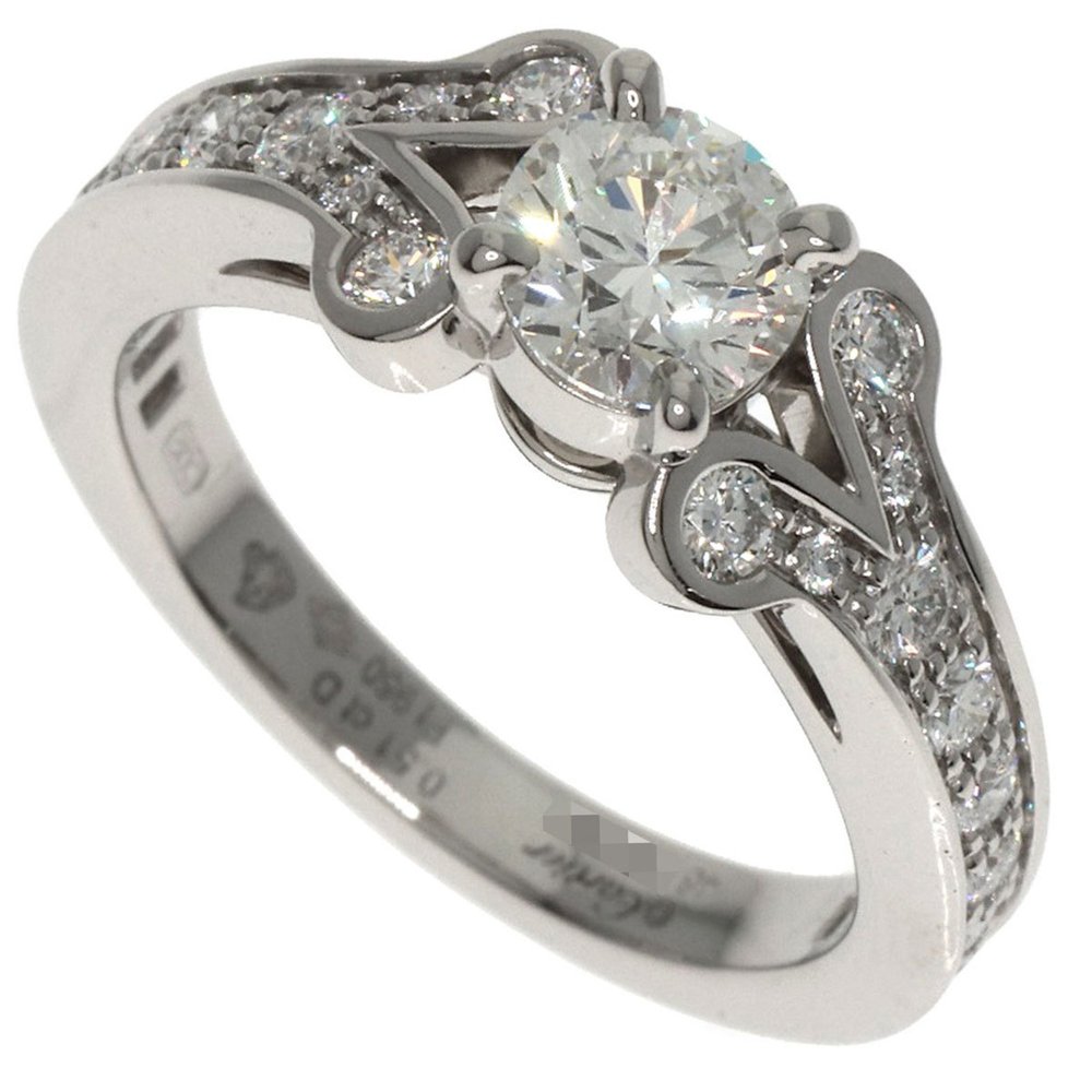 CARTIER Authentic Silver Diamond Ring #46 - Picture 1 of 9
